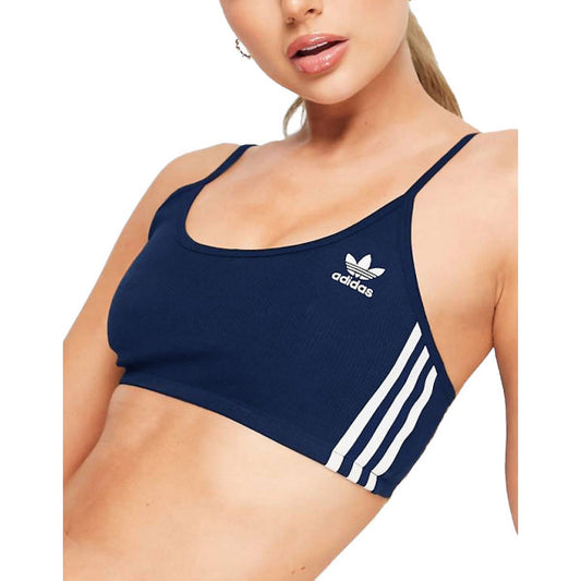 ADIDAS Originals 3-Stripes Bralette Underwear Blue