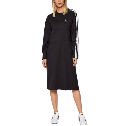 ADIDAS Originals Adicolor Long Sleeve Dress Black