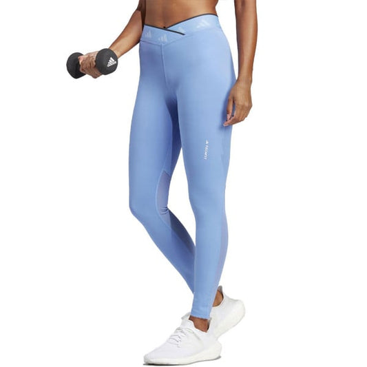 ADIDAS Performance Techfit V-Shaped Elastic 7/8 Leggings Blue