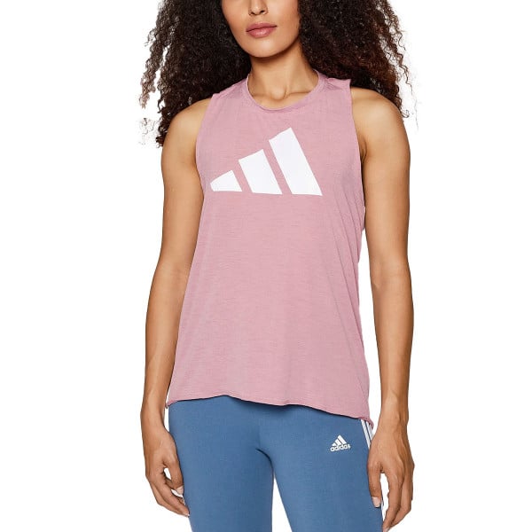 ADIDAS Training 3-Stripes Logo Tank Purple