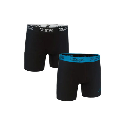 KAPPA 2-Pack Boxershorts Black/Blue