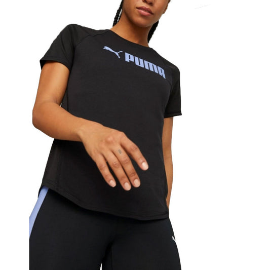 PUMA Fit Logo Traiing Tee Black