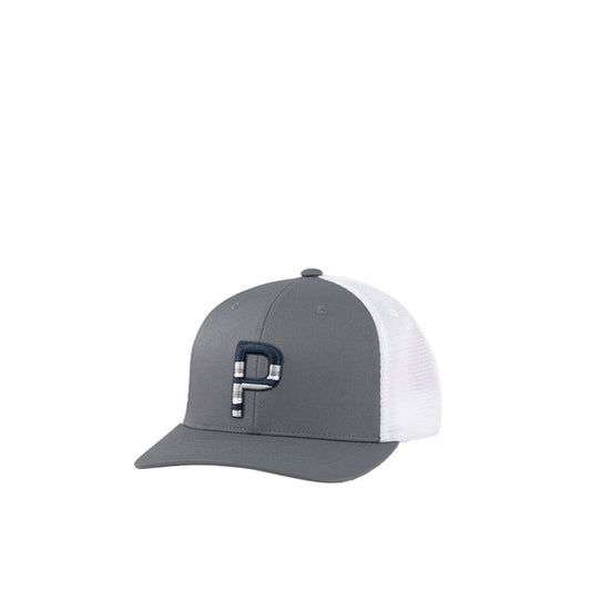 PUMA Sundown Trucker Snapback P Cap Grey/White