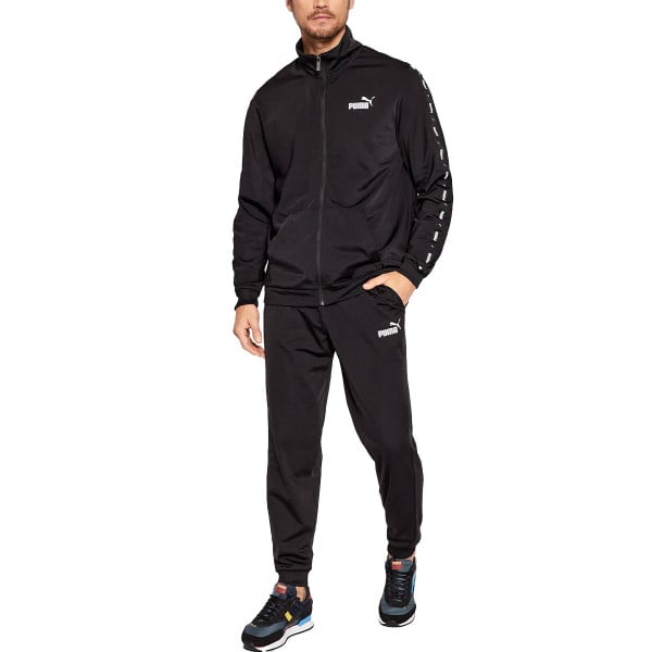 PUMA Tape Poly Tracksuit Black