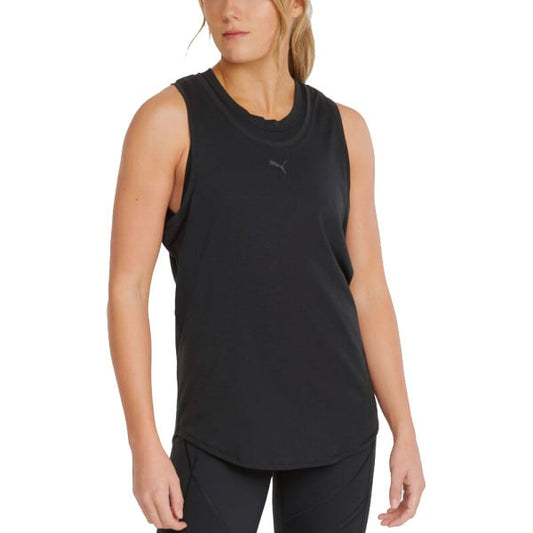 PUMA Tri-Blend Training Tank Top Black