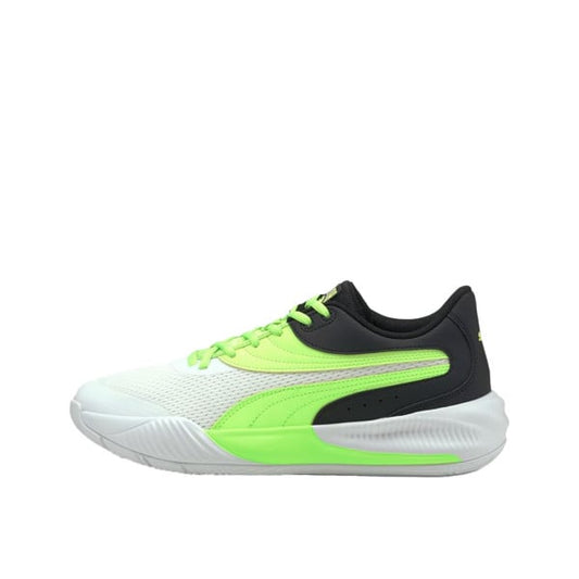 PUMA Triple Basketball White Green Glare