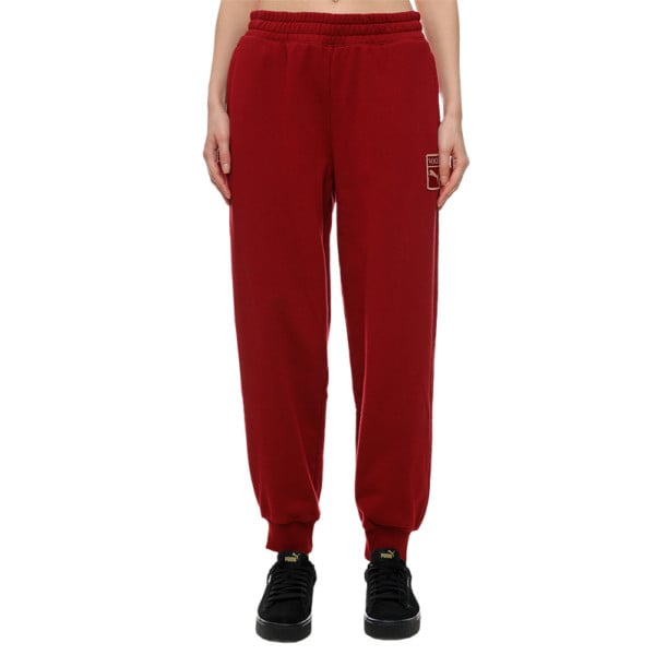 PUMA x Vogue Relaxed Fit Sweatpants Red