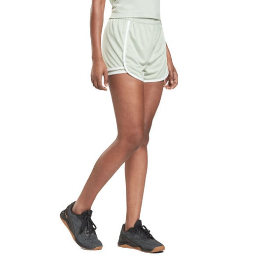 REEBOK Workout Ready High-Rise Shorts Light Green