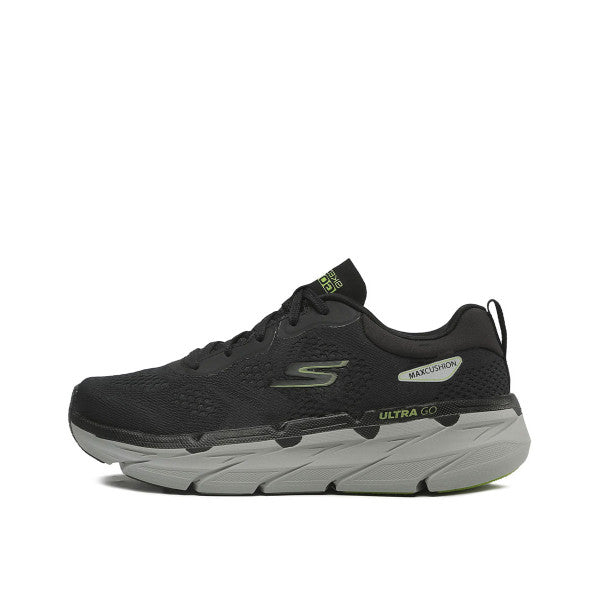 SKECHERS Max Cushioning Premier Perspective Shoes Black/Lime