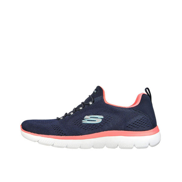 SKECHERS Summits Perfect Views Shoes Navy/Pink