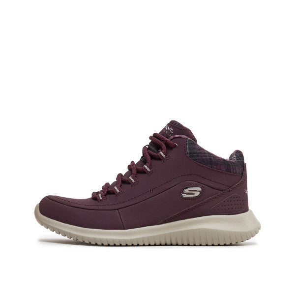 SKECHERS Ultra Flex Just Chill Shoes Burgundy